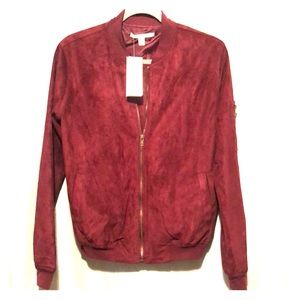 Never been worn wine jacket.